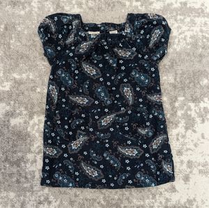 Corduroy Paisley Dress